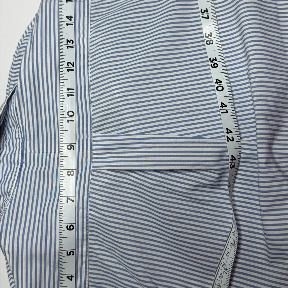 Polo Ralph Lauren Blue Striped Button Up Shirt. Small Great Condition Preppy